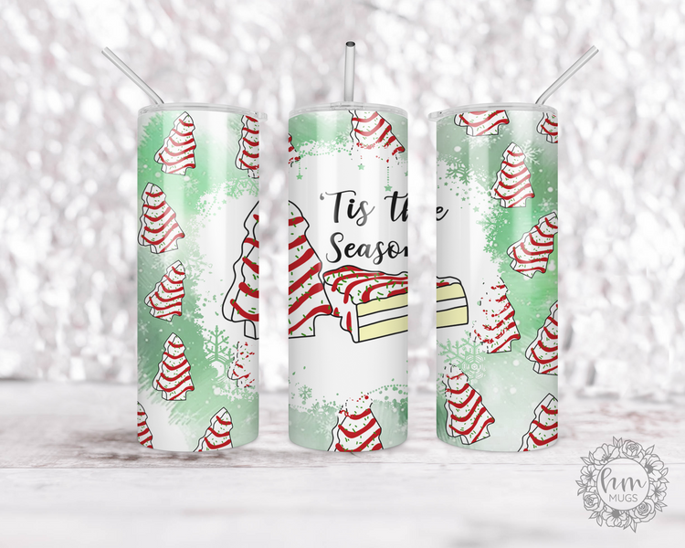 Tis The Season Skinny Tumbler