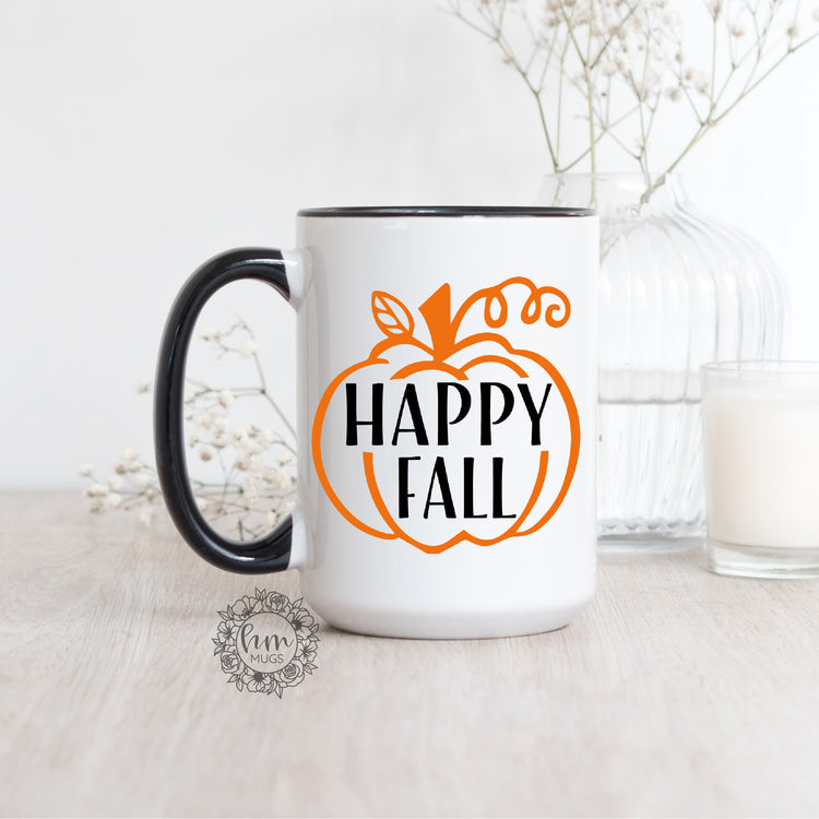 Happy Fall Pumpkin Coffee Mug