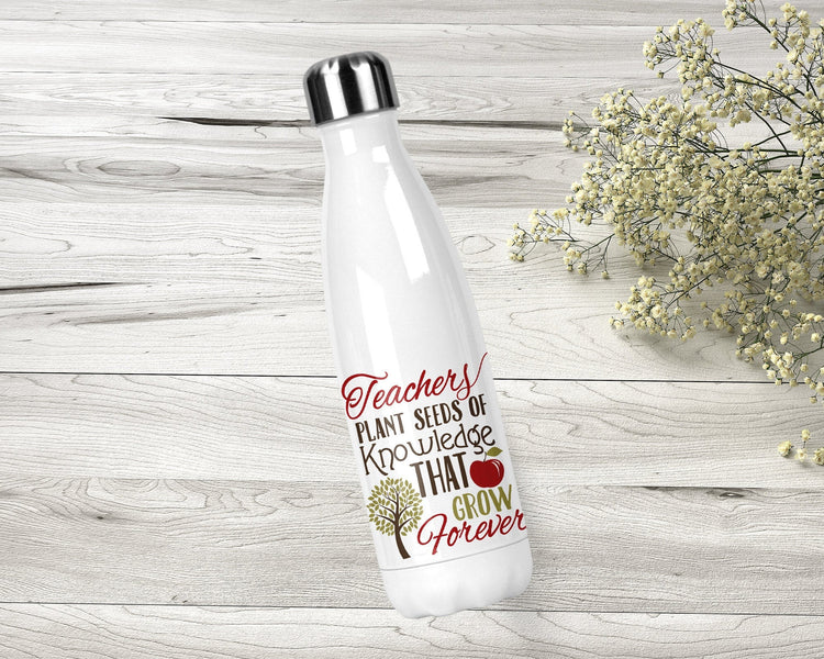 Teacher Stainless Steel Water Bottle - Teacher Tumbler - Teacher Gift