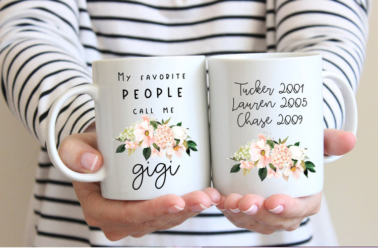 My Favorite People Call Me GiGi Coffee Mug