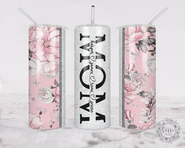 Personalized Mom Skinny Tumbler