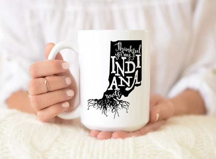 Thankful For My Indiana Roots Coffee Mug
