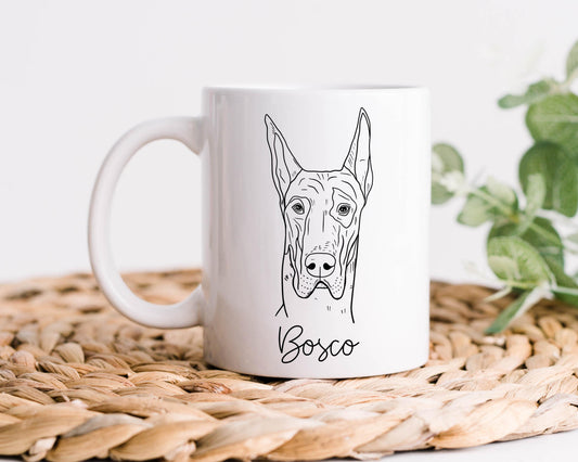 Personalized Great Dane Coffee Mug