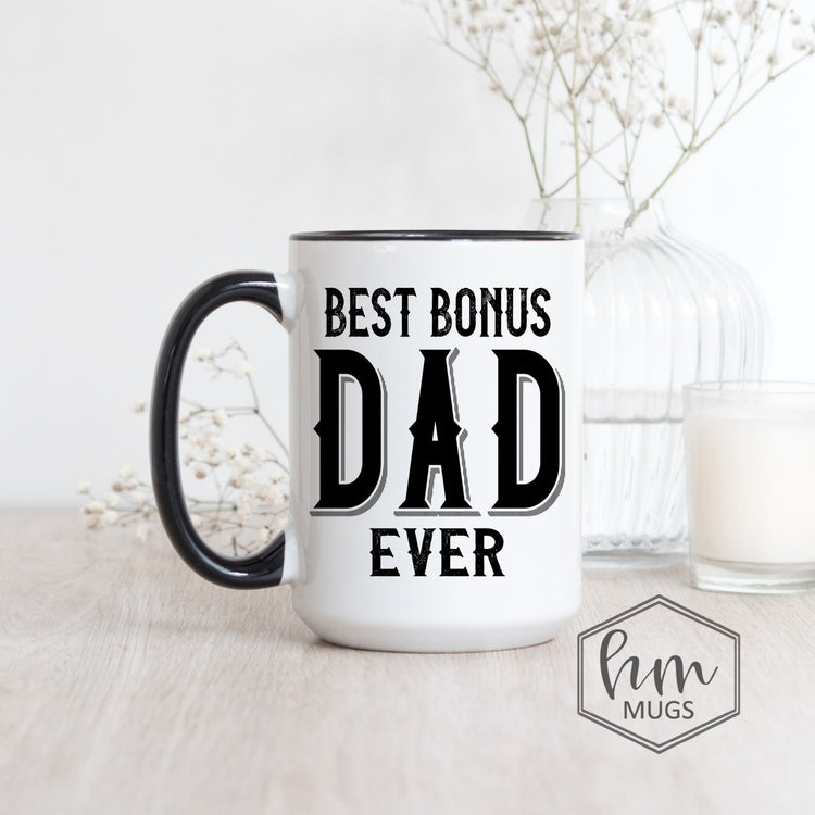 Bonus Dad Coffee Mug - Gifts for Step Dad