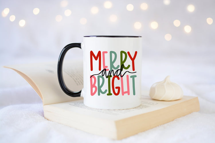 Merry and Bright Christmas Coffee Mug