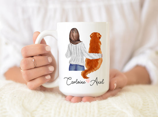 Golden Retriever Mom Coffee Mug