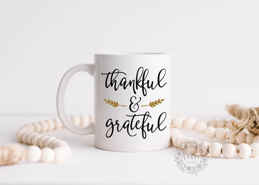 Thankful And Grateful Coffee Mug