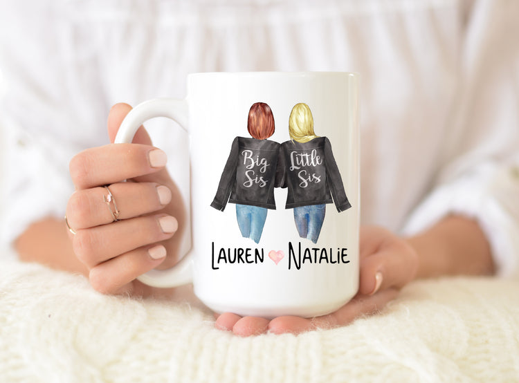 Personalized Sister Coffee Mug