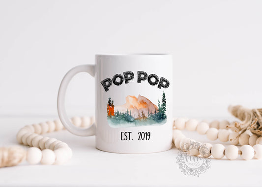 Custom Pop Pop Coffee Mug