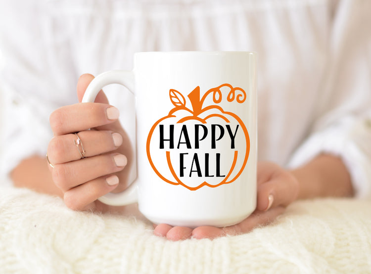 Happy Fall Pumpkin Coffee Mug
