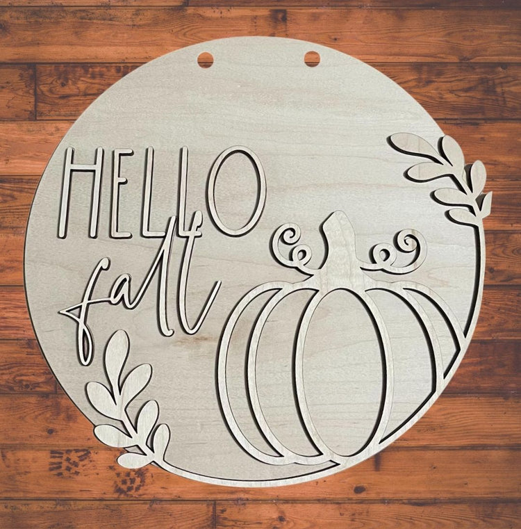 Happy Fall Paint Your Own Sign