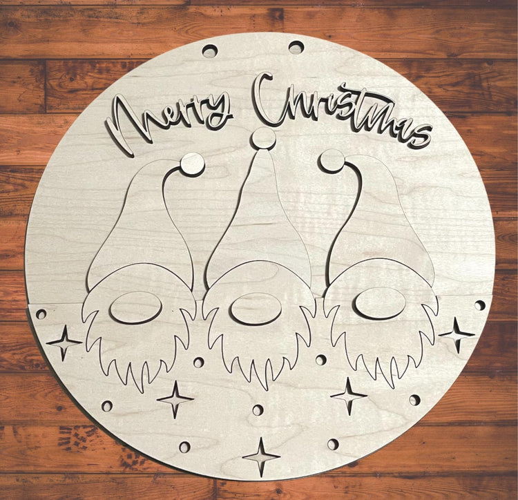 Merry Christmas Paint Your Own Sign