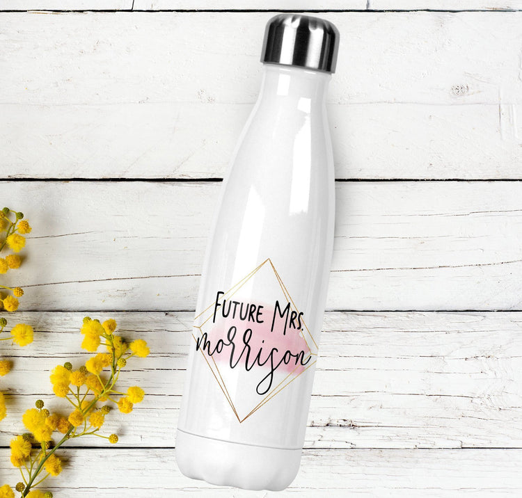 Future Mrs Stainless Steel Water Bottle, Engagement Gift For Her