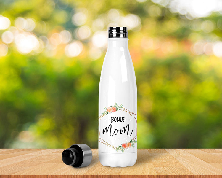 Bonus Mom - Step Mom Gift - Mother's Day - Stainless Steel Water Bottle