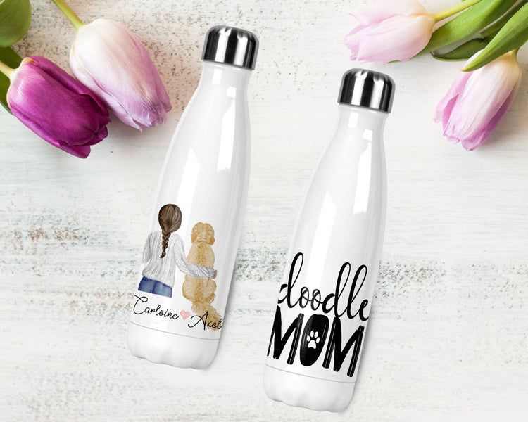 Doodle Mom Water Bottle - Golden Doodle Lover - Gift For Christmas - Dog Mom