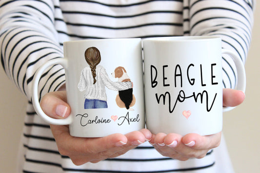 Beagle Mom Coffee Mug