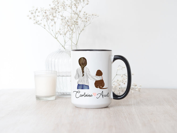 Personalized Dachshund Mom Coffee Mug