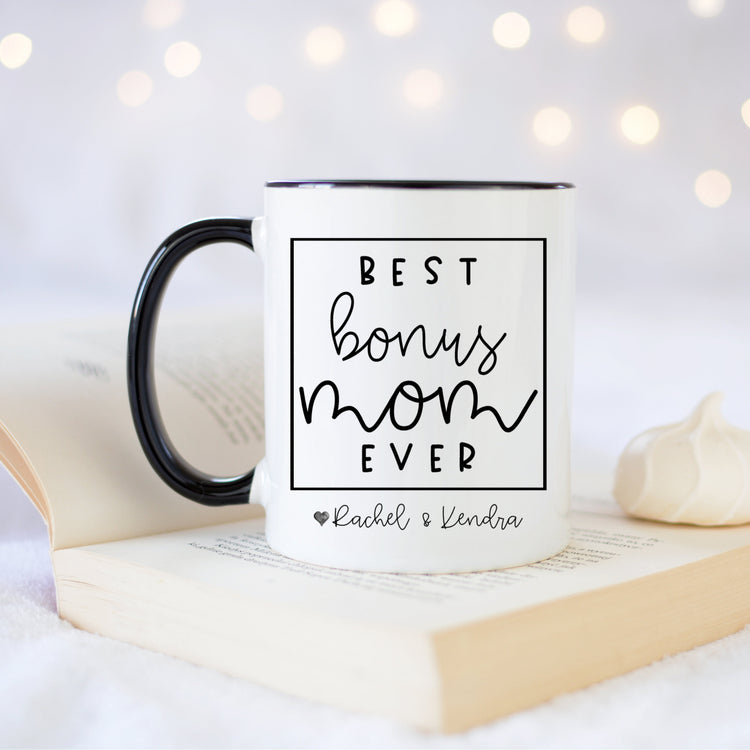 Personalized Best Bonus Mom Ever Coffee Mug