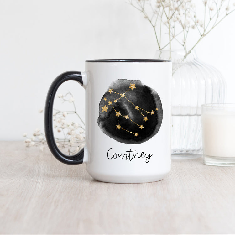 Astrology Coffee Mug, Star Sign Constellation Mug