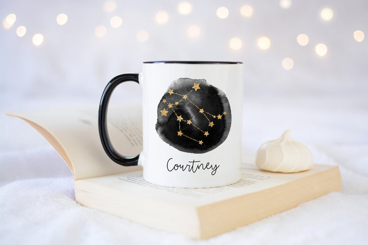 Astrology Coffee Mug, Star Sign Constellation Mug